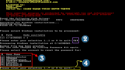 هل نسيت كلمة المرور للويندوز ( اسطوانة لكسر كلمة المرور ) Passware Windows Key   4