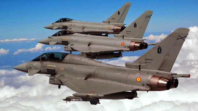 guerra - Fuerzas Armadas Españolas - Página 11 Aviones%2Bde%2Bcombate%2BEurofighter