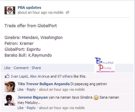 Ginebra To Get Jay Washington and Mandani In GlobalPort’s New Trade Proposal: Trade Rumor Not Yet Approved Ginebra%2Btrade%2B2