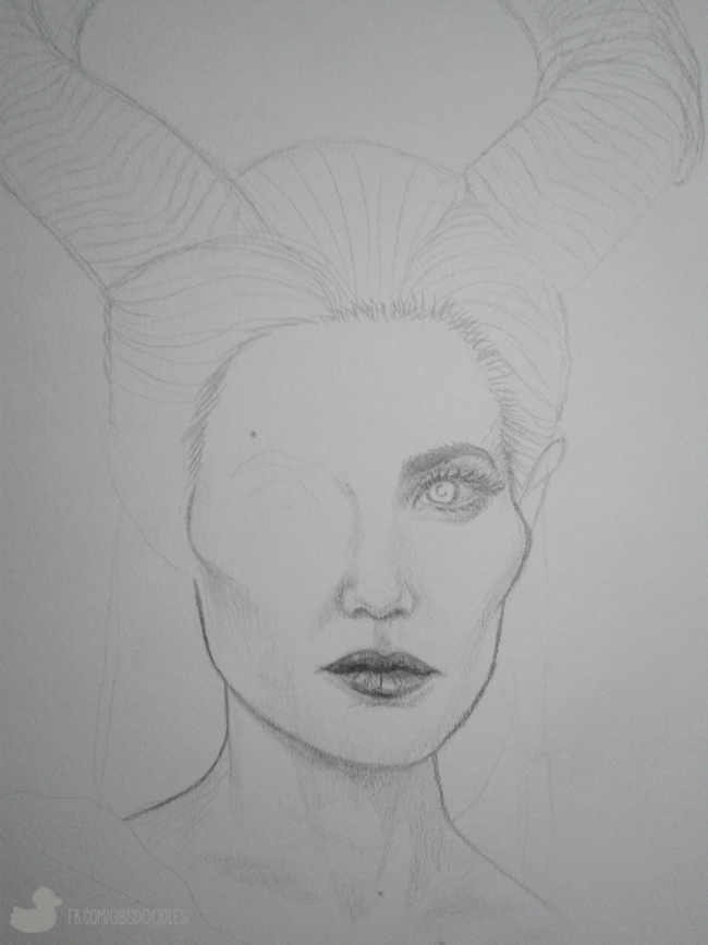 [Dessins] Le p'tit atelier de Gib ! Maleficent-wip