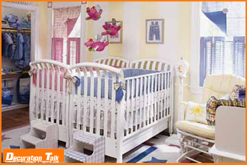 Quarto dos bebês - Ava & Daniel Twin-Baby-Room-Decoration-Ideas