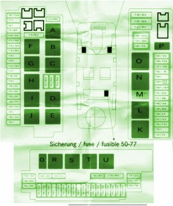 (W220): diagrama de fusíveis EUROSPEC - 500 (2001) Fuse%2BBox%2BMercedes-Benz%2B2001%2BS500%2BDiagram%2BLegend