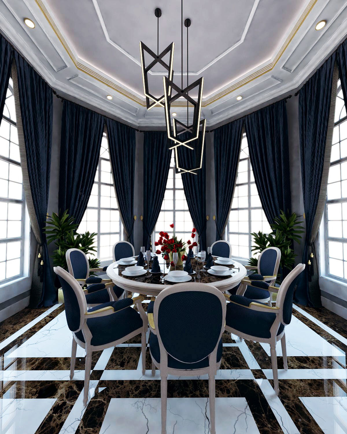 Royal Dining Room - Modern Classical Post%2Bprocessed