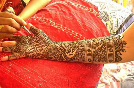 نقوش الحناء الهنديه -ثقافه  Charming_mehndi_designs_14