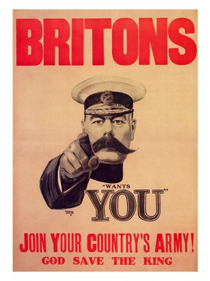 [Accepté] United Kingdom of Great Britain and Ireland AP408-kitchner-wants-you-britons-join-your-countrys-army-alfred-leete-1914-war-poster