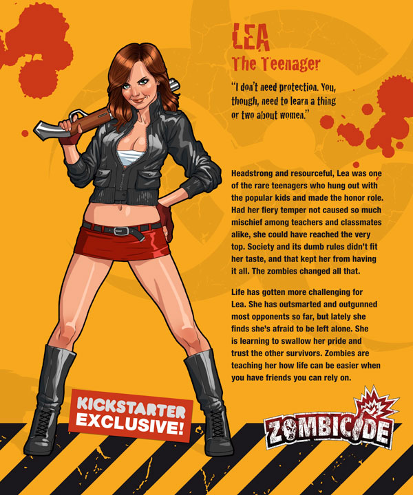 Zombicide personajes LEA