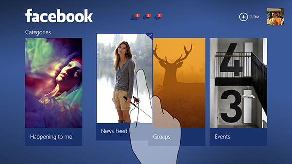  Interessante ipotesi di Design di Facebook per Windows 8  Face-win8-4