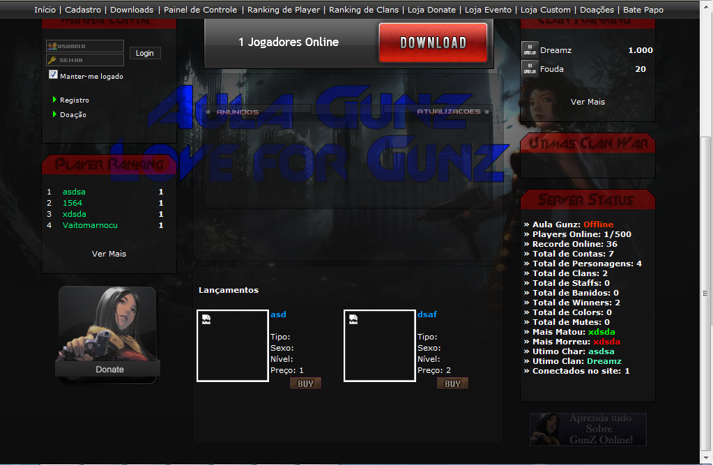 Website Beta Version for Aula Gunz Banner2