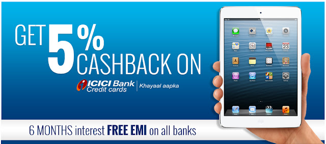 Infibeam Offers Apple iPad with 6 months interest Free EMI on all banks I_Padoffer