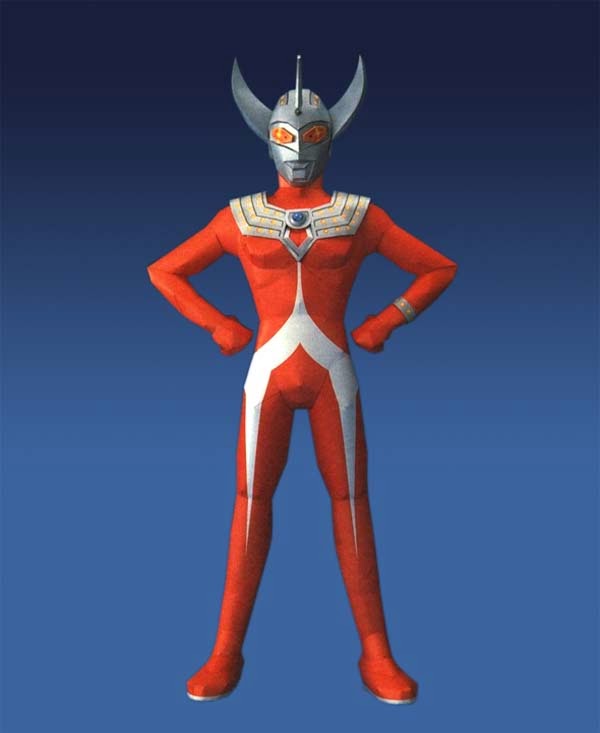 Tokusatsu Tools Papercraft up S.H.F paper toy - Page 3 Ultraman_taro_papercraft