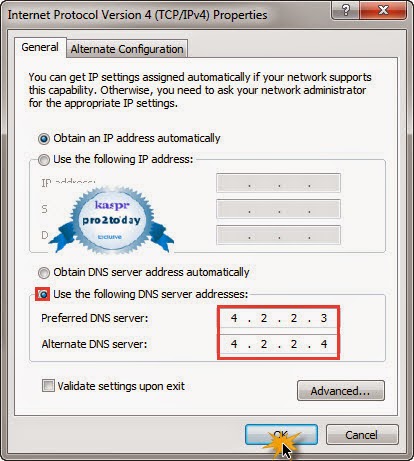 تمتع بسرعه عاليه فى تصفح الفيس بوك وحل مشاكل بطئ الفيس بوك facebook DNS 2014-08-19_00-21-34