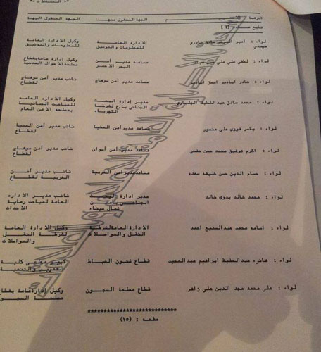 بالاسماء : تفاصيل حركة تنقلات الشرطة  7