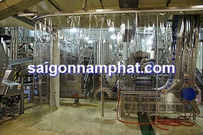 Vách ngăn nhựa PVC ngăn bụi bẩn, tiếng ồn Buiban5