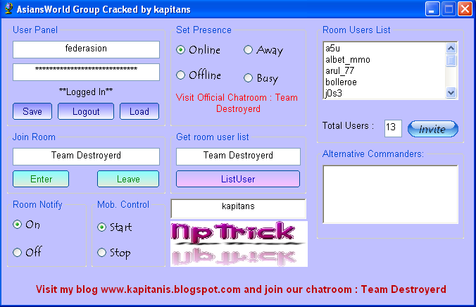 AsiansWorld Group Inviter Cracked by kapitans Screenshot_1