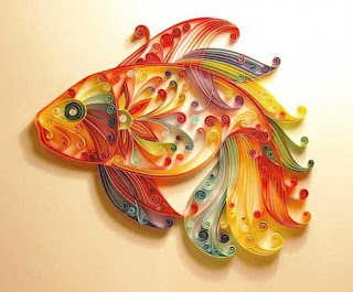 حين تصبح قصاصات الورق لوحات فنية مدهشة Quilling_fish_by_iron_maide