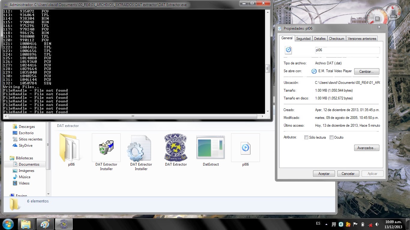 [RESUELTO] Problema con DAT extractor [imágenes] 4