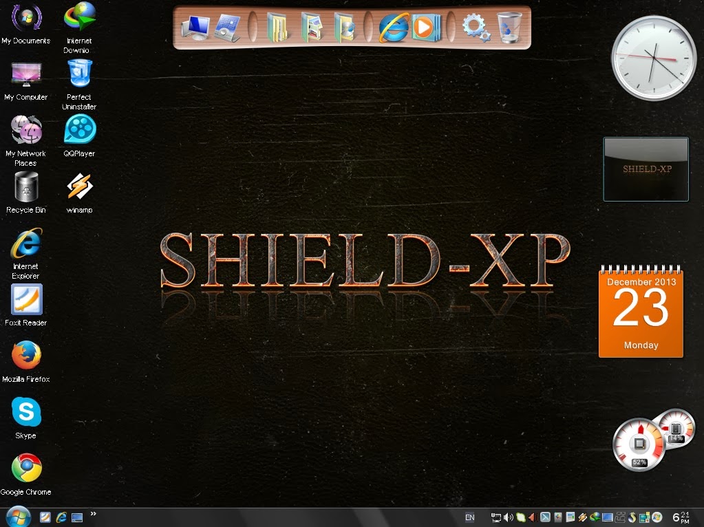 نسخة ويندوز اكس بي Windows Shield Xp 2014 مدمجه بالبرامج وتعريفات الساتا واجمل الخلفيات والثيمات 0uom