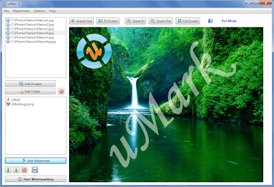 لإضافة شعارك أو اسمك أو العلامة المائية على الصور - البرنامج المجاني uMark  UMark_515073