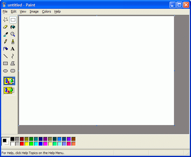 طريقة التقاط صور لسطح المكتب ,وٍطريقة تصغير الصور ،، ببرنامج الرسام Paint_window