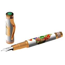 أغلى 10 أقلام في العالم Most-expensive-pen-4th-Omas-Phoenix-Platinum-Fountain-Pen-Luxury-Limited-Edition-with-Diamonds