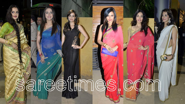 الساري الهندي  Bollywood-Saris-Film-Fare-Awards-2011