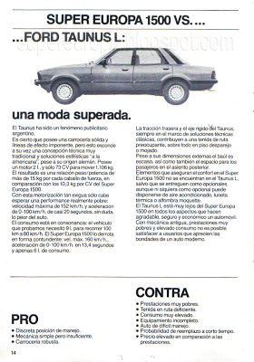 Super Europa vs los autos de la epoca... Comercial14