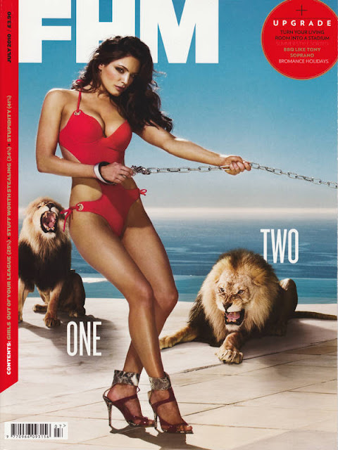 FHM Magazine Sexy Bikini Girls - July 2010 Kelly-Brook-FHM-Magazine-Cover-Girl