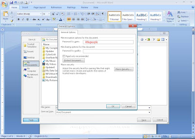 Microsoft Word 2007 File களுக்கு Password Protection கொடுப்பது எப்படி?  3