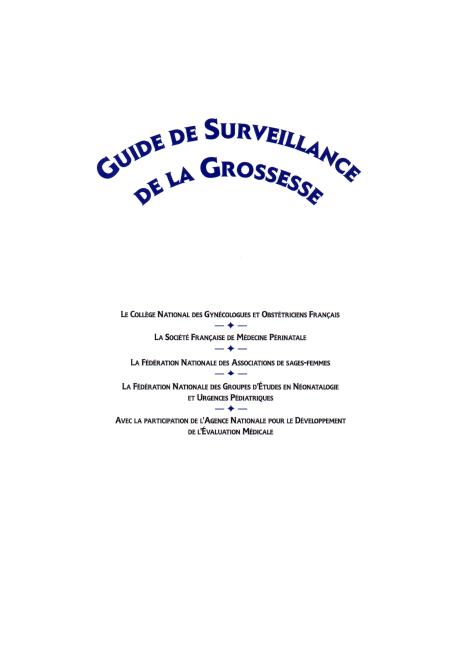 (livret) guide de surveillance de la grossesse Sans%2Btitre