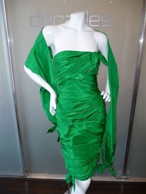 Ball Dresses and Outfits JACQUELINE%2BDE%2BRIBES%2Bgreen%2Bdress%2Bfront