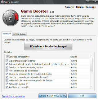 Programas Para Gamers GameBoosterSS1