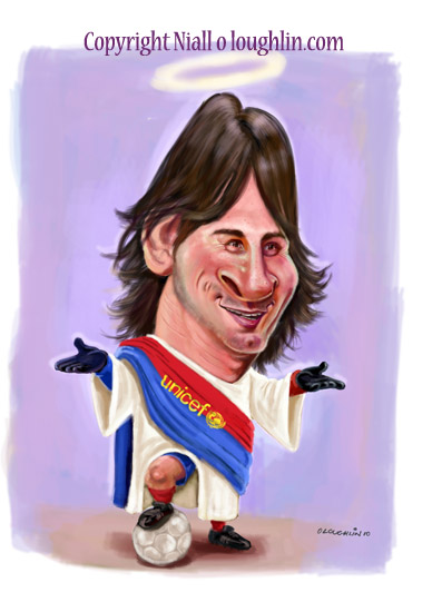 صور لميسي  ياعشاق ميسي Messi_caricature