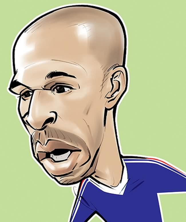 بعــض آلرسومآت الكـــآريكــآتيــريــة لـلآعـبـيـن .. !!  Thierry_henry