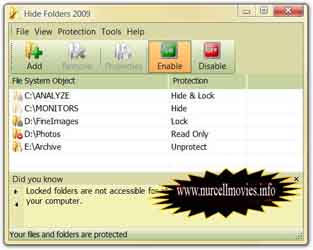 Hide Folder 2009 3.6 Version 3.6.25.627 + Crack  NC