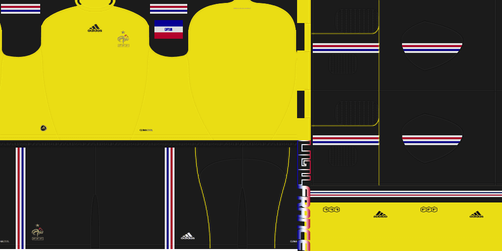 Pes 2010 - France 09-11 Home & GK Home Kits France_gk