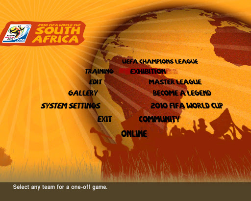 PESEdit 2010 FIFA World Cup Patch Menu