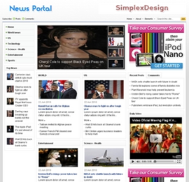 Simplex Newsportal - Template dạng tin tức cho Blogger Fireshotcapture01c7simpl