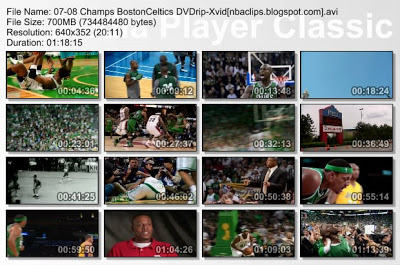 07-08 Nba Champion Boston Celtics DVD Celtics