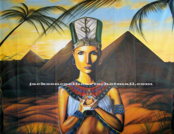  Ig14 - Atividade - 2010 Art - 2ºfase- Curiosidades  PINTURA-EM-PAINEL-EGITO-NEFERTITI-PAINEIS-P-FESTAS-PINTURA-REALISTICA