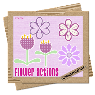 Action Flower Freebies - By: Cakes Creations Flowerfreebie