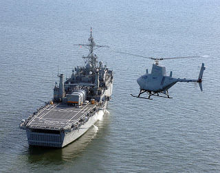 MQ-8B Fire Scout ApproachLPD-13