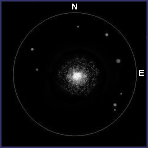 NGC288, cúmulo globular en Escultor. NGC288