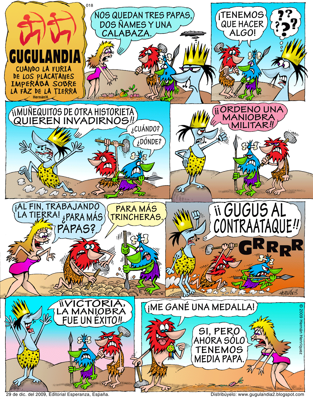 GUGULANDIA, Cuando la furia de los paclatanes imperaba sobre la faz de la Tierra.. 018-La-Maniobra-web