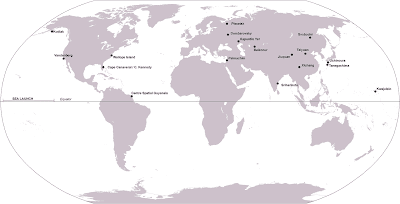 2010 - Nuestro tamaño en el universo - Página 3 Launchsites_map