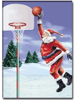 joyeux noel SantaDunksBasketball2