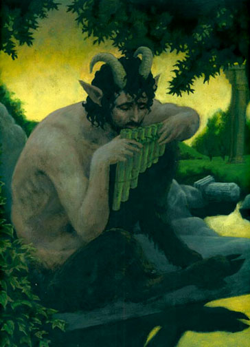 Makhluk-Makhluk Mitologi Legenda Yunani Satyr2