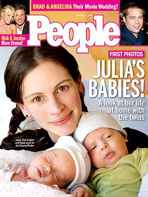 baby JuliaRobertsTwins