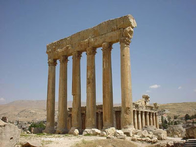 Exploration Of Megalithic Baalbek In Lebanon Lebanon.baalbeck.007.jupiter.columns