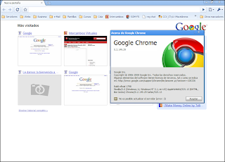 Google Chrome v0.2.149.29 Multilenguaje, Navegador Web de la Mano de Google Google.Chrome.v0.2.149.29.Captura