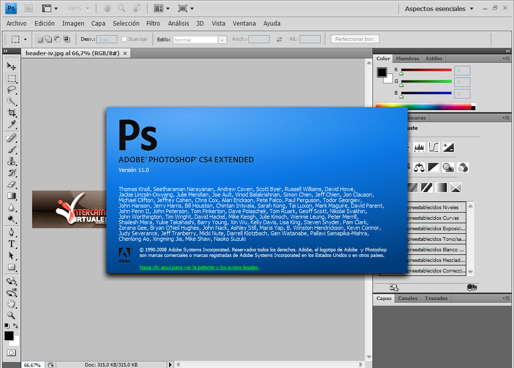 Adobe Photoshop CS4 Extended [español] full Adobe.Photoshop.CS4-Main